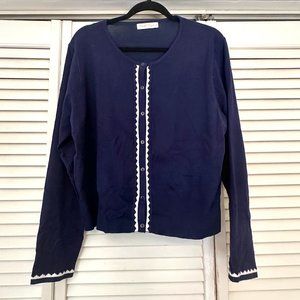 Belle Poque Navy Cardigan